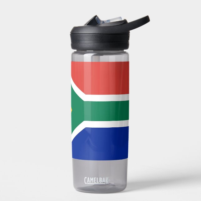 Wasserflasche mit der Flagge Südafrikas Trinkflasche (Links)