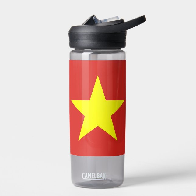 Wasserflasche mit der Flagge Vietnams Trinkflasche (Links)