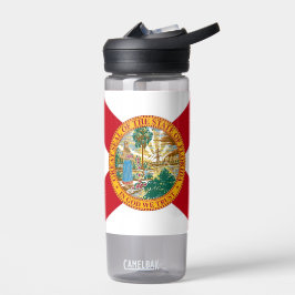 Wasserflasche mit der Flagge von Florida Staat, US Trinkflasche