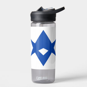 Wasserflasche mit der Flagge von Toyota City, Japa Trinkflasche