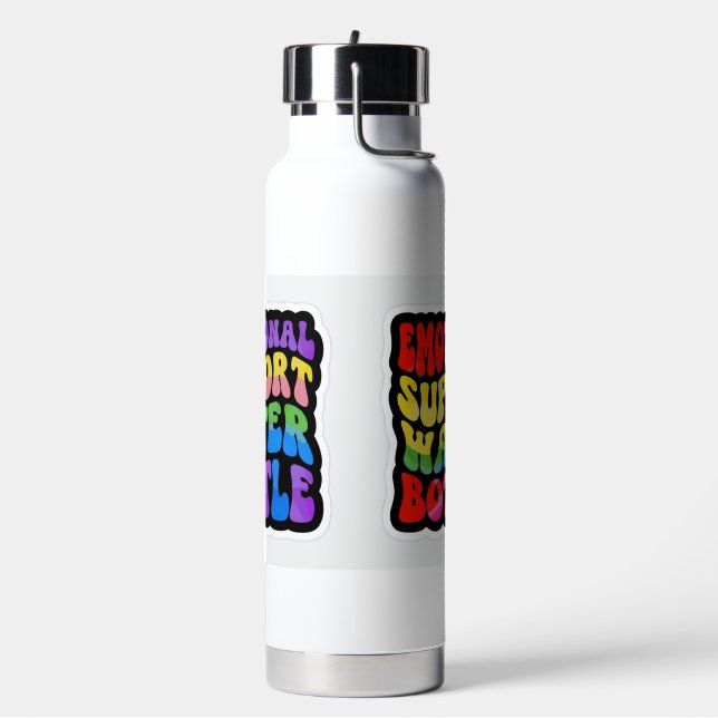 Wasserflasche mit emotionaler Stütze Trinkflasche (Links)