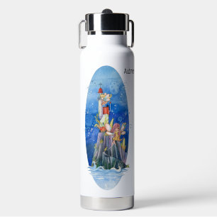 Wasserflasche mit Fairies & Lighthouse Trinkflasche