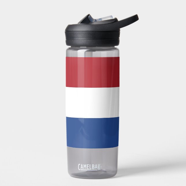 Wasserflasche mit Flagge der Niederlande Trinkflasche (Links)