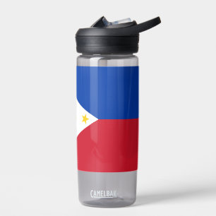 Wasserflasche mit Flagge der Philippinen Trinkflasche