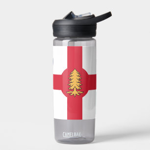 Wasserflasche mit Flagge von Montreal, Quebec, Kan Trinkflasche