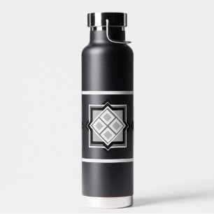 Wasserflasche mit geometrischem Quadrat Trinkflasche