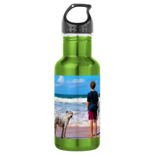 Wasserflasche mit individuellem Foto-Design