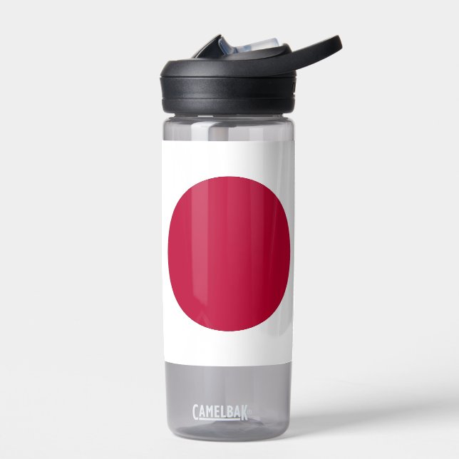 Wasserflasche mit japanischer Flagge Trinkflasche (Links)
