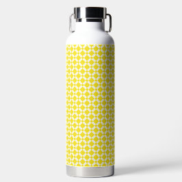 Wasserflasche mit Karomuster Trinkflasche