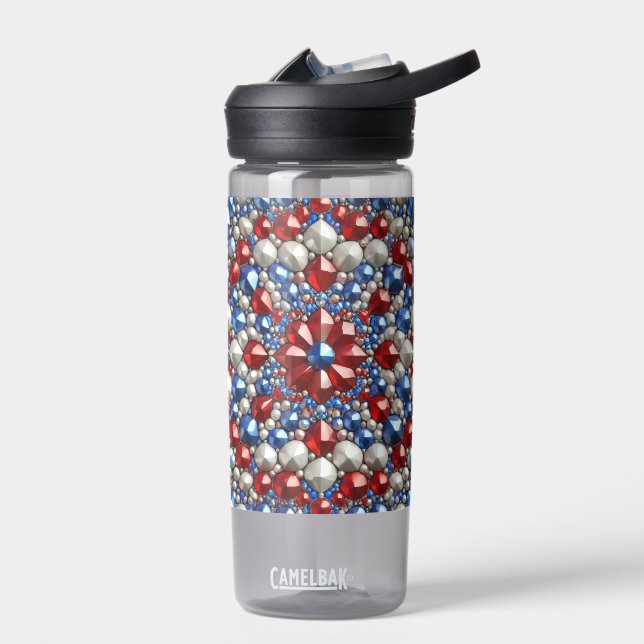 Wasserflasche mit niederländischer Farbgestaltung Trinkflasche (Links)