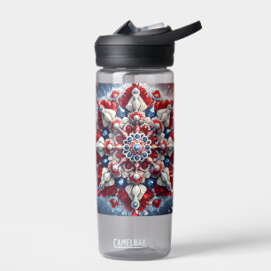 Wasserflasche mit norwegischer Farbgestaltung Trinkflasche