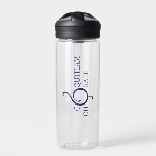 Wasserflasche mit senkrechten Chorfarben Trinkflasche