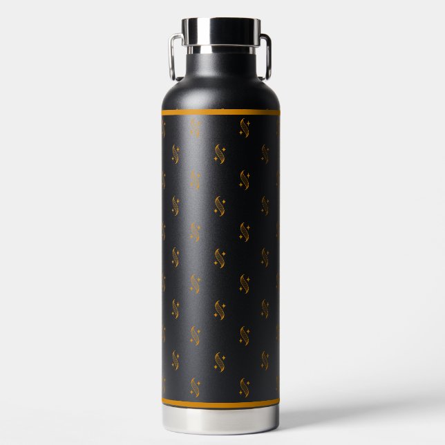 Wasserflasche mit Shine-Logo-Muster Trinkflasche (Vorderseite)