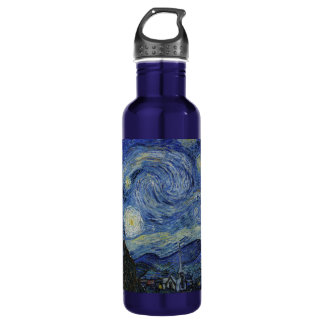 Wasserflasche mit Van Gogh' Starry Night Edelstahlflasche