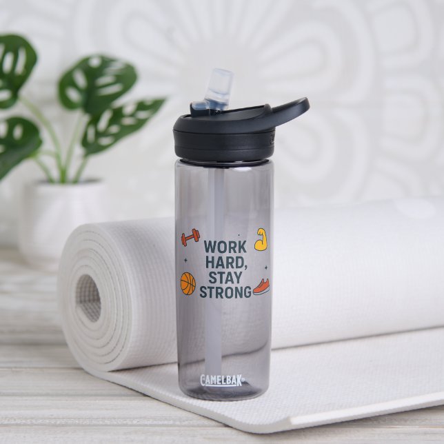 Wasserflasche | Motivierend Gym-Flasche Trinkflasche (Yoga (gedreht))