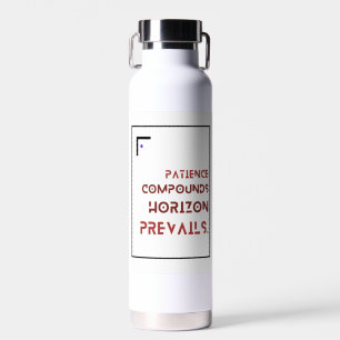 Wasserflasche Patience Compounds für Investoren Trinkflasche