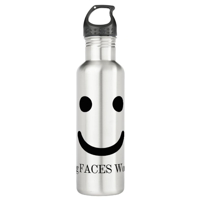 Wasserflasche, rostfreier Stahl, 24 oz Edelstahlflasche (Vorderseite)