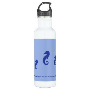 Wasserflasche - Seepferde Edelstahlflasche