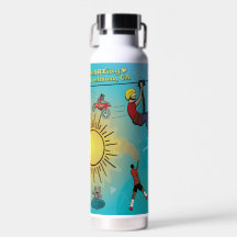 Wasserflasche - Sporty Sky