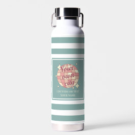 Wasserflasche Stadt Name Stadt Sommerstrand Trinkflasche
