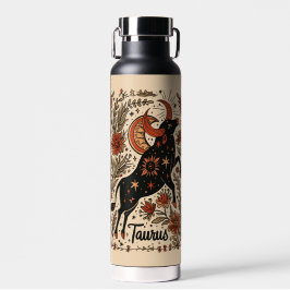 Wasserflasche Taurus Celestial Zodiac Art Trinkflasche