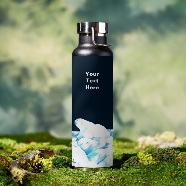 Wasserflasche Trinkflasche (Außenbereich (gedreht))