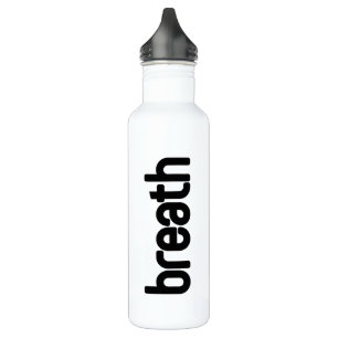 Wasserflasche - Wasser im Stil Edelstahlflasche