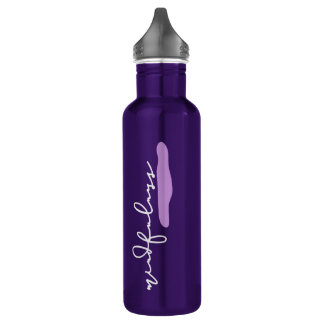 Wasserflasche - Wasser im Stil Edelstahlflasche