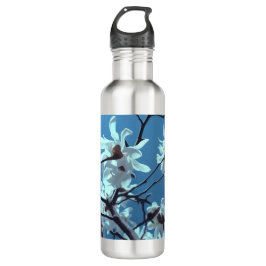 Wasserflasche Weißer Magnolia Blauer Himmel Edelstahlflasche