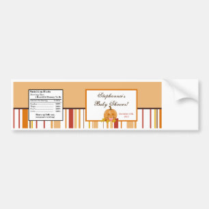 Wasserflaschen-Etikett Herbstfallen Pumpbaby Autoaufkleber