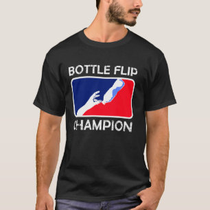 Wasserflaschen-Flip-Meister Lustiger Flaschen-Flip T-Shirt