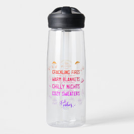 Wasserflaschen - klare Herbstflaschen Trinkflasche