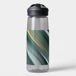Wasserflaschentrend Abstrakte Kunst Schwarz Weiß G Trinkflasche