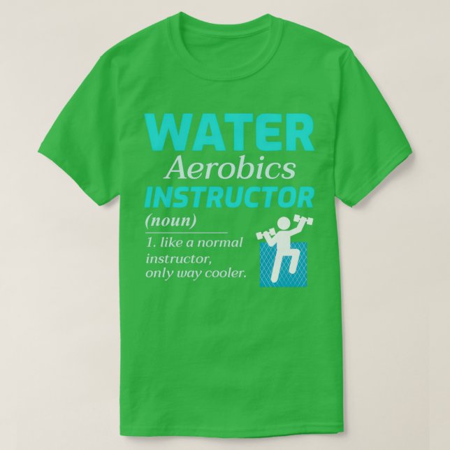 Wasserflugzeug-Lehrer Wassersport-Fitness Trainer T-Shirt (Design vorne)