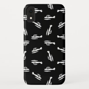 Wasserflugzeug-Silhouetten-Druckmuster-Design Case-Mate iPhone Hülle