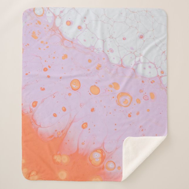 WASSERFLÜSSE AUF ROTER OBERFLÄCHE SHERPADECKE (Vorderseite)