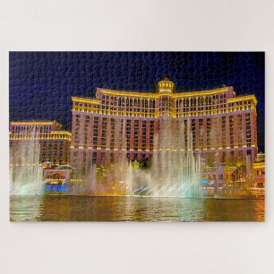 Wasserfontänen in Las Vegas