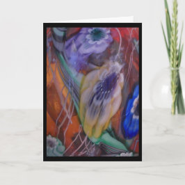 Wasserfreie Blume Osterzeit Feiertagskarte