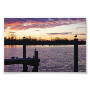 Wasserfront Fotodruck