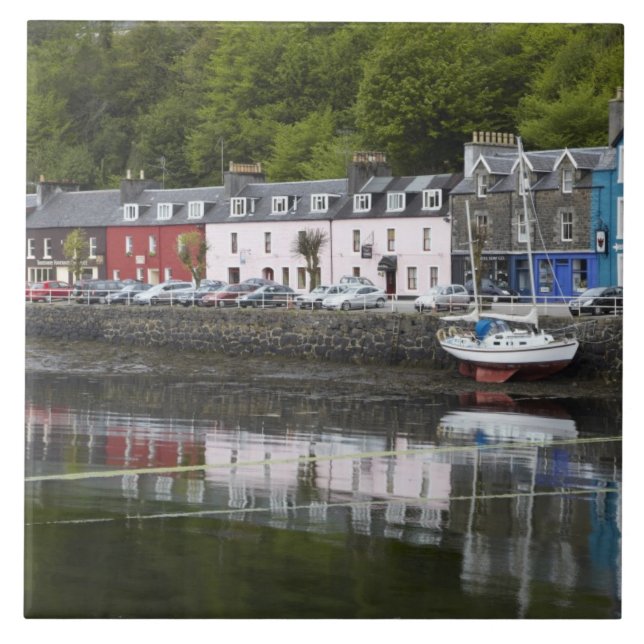 Wasserfront, Tobermory, Insel Mull, Schottland, 2 Fliese (Vorderseite)