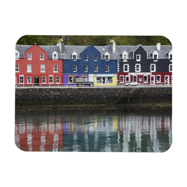 Wasserfront, Tobermory, Insel Mull, Schottland, Magnet (Horizontal)