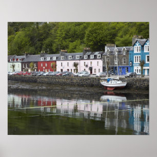 Wasserfront, Tobermory, Isle of Mull, Schottland,  Poster