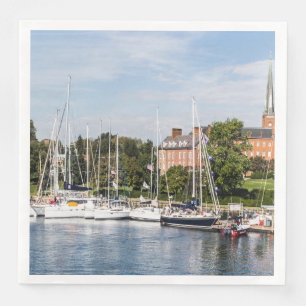 Wasserfront von Annapolis Serviette