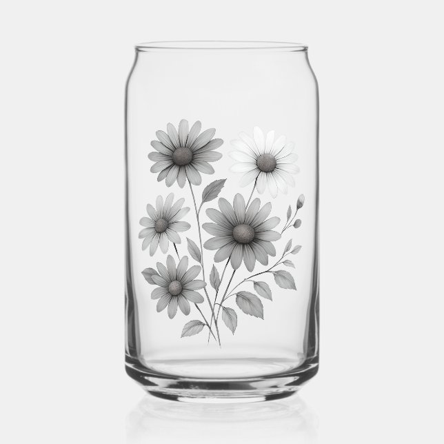 Wassergläser, Trinkbehälter, dunkles Design Dosenglas (Vorderseite)