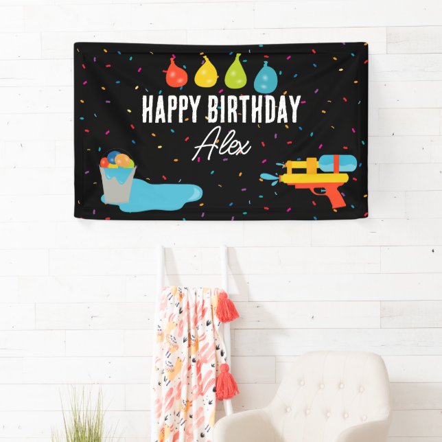 Wassergymnastik & Balloons Party im Sommer Kinderg Banner (Insitu)