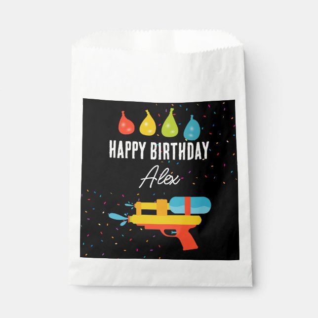 Wassergymnastik & Balloons Party im Sommer Kinderg Geschenktütchen (Vorderseite)
