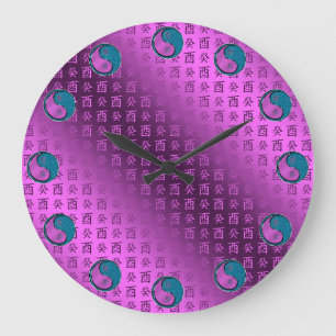 Wasserhahn Große Wanduhr