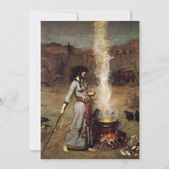 Wasserhaus Der Zauber Einladungen (Vorderseite)