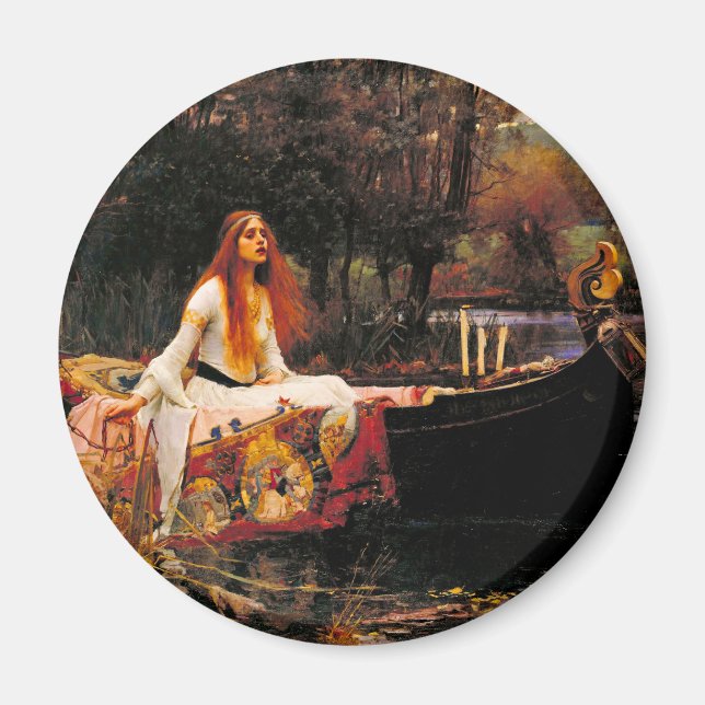 Wasserhaus Lady of Shalott Magnet (Vorne)