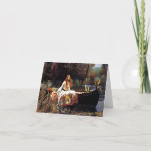 Wasserhaus Lady Shalott Note Card Karte